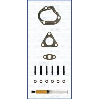 Imagem de AJUSA JTC11760 Kit de montagem, turbocompressor with studs, syringe oil com juntas instruções montagem