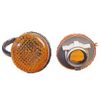 Imagem de PRASCO DS0054139 Intermitente amarelo, laranja à frente, lado esquerdo, direito, instalação lateral com porta lâmpadas redondo