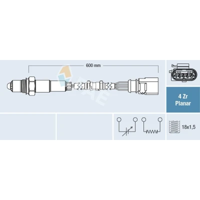 Imagem de FAE 77458 Sonda lambda VOLKSWAGEN: Passat CC, B6 Variant