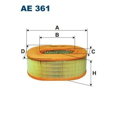 Imagem de FILTRON AE 361 Filtro de ar 93 245 Cartucho filtrante