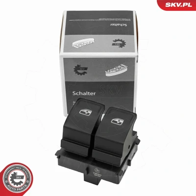 Imagem de ESEN SKV Interruptor, elevadores dos vidros Porta do veículo 37SKV513 VOLKSWAGEN: Golf 7, 7 Variant, Transporter 6 Bus