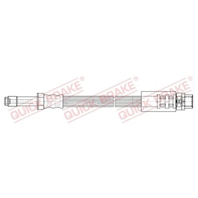 Imagem de QUICK BRAKE 32.344 Mangueira de Travão 221mm M10x1 com rosca interior, exterior BMW: 3 Touring, 1 Hatchback, Sedan