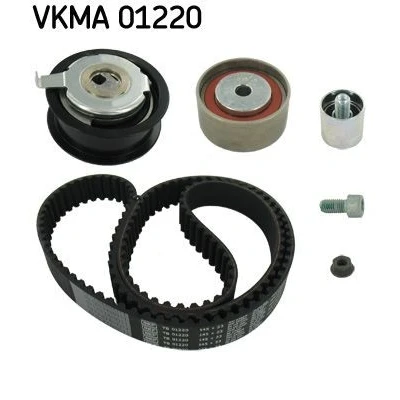 Imagem de SKF VKMA 01220 Jogo de correias dentadas 145 com perfil dentado arredondado AUDI: A4 B6 Avant, A3 Hatchback, Sedan, VOLKSWAGEN: Touran I, Golf 5