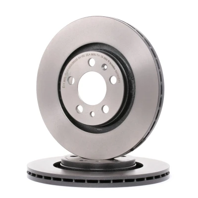 Imagem de BREMBO COATED DISC LINE 09.7012.11 Disco de travão 280 22 5 interior ventilado revestido alto carbono com parafusos VOLKSWAGEN: Golf 4, Bora Sedan