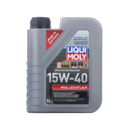 Imagem de Liqui Moly МoS2 Low Friction 15W 40 1l Óleo do motor 2570 TOYOTA: Yaris II Hatchback, I HILUX 3 Pick up, OPEL: Corsa C Hatchback