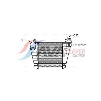 Imagem de PRASCO AIA4200 Intercooler com acoplamentos rápidos VOLKSWAGEN: Golf 4, Bora Sedan, 4 Variant, AUDI: A3 Hatchback, SEAT: Leon I Hatchback