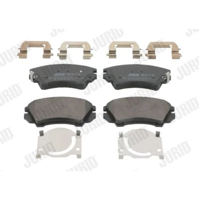 Imagem de Jurid 573270JC Jogo de pastilhas para travão disco White Low Dust Cerâmica com avisador sonoro desgaste OPEL: Insignia A Sports Tourer
