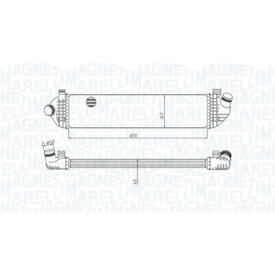 Imagem de Arrefecedor de ar admissão MAGNETI MARELLI 351319204370