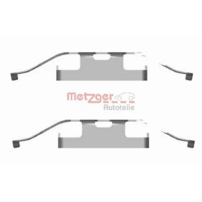 Imagem de METZGER 109 1682 Kit de acessórios, pastilhas travão VOLKSWAGEN: Touareg I, Transporter 5, 5 Bus