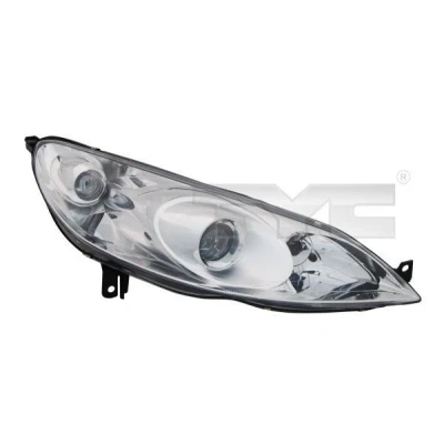 Imagem de TYC 20 0449 05 2 Farol Principal à direita H7, H1 para circulação pela com motor elétrico PEUGEOT: 407 Sedan, SW