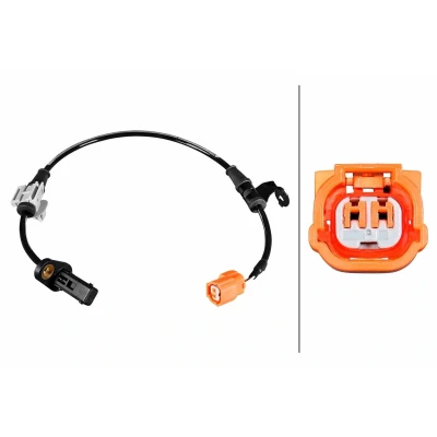 Imagem de HELLA 6PU 358 217 501 Sensor de ABS com grampo Hall 2 468 HONDA: Accord 7 Limousine