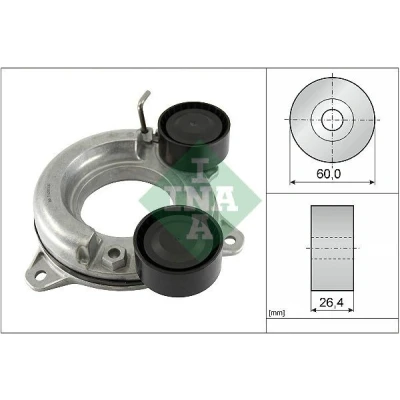 Imagem de Tensor da correia, correia poly V INA 534 0854 10