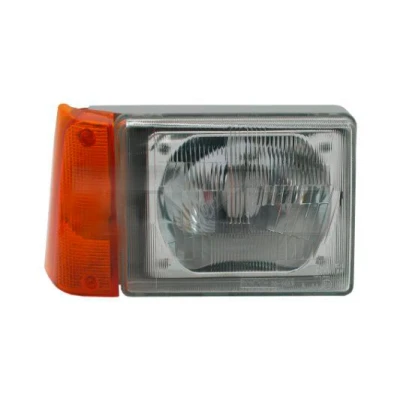 Imagem de TYC 20 6084 05 2 Farol Principal esquerda R2 (Bilux), H4 amarelo para circulação pela direita FIAT: Panda I Hatchback