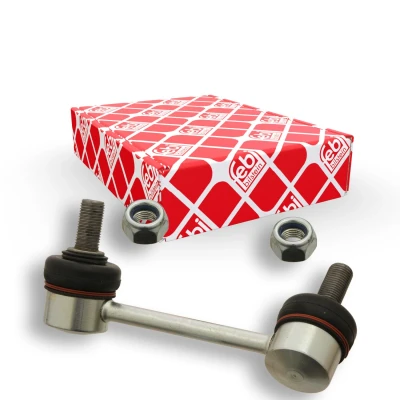 Imagem de FEBI BILSTEIN 31559 barra / escora, estabilizadora Eixo traseiro esquerdo 115 M12 x 1,25 ProKit com porca autoblocante Aço MITSUBISHI: PAJERO 4