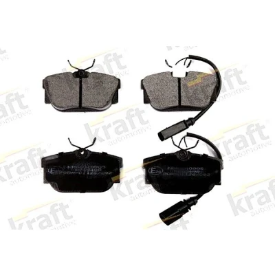 Imagem de KRAFT 6010905 Jogo de pastilhas para travão disco Eixo traseiro VOLKSWAGEN: Transporter 4 Bus,