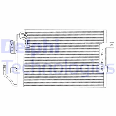 Imagem de DELPHI TSP0225210 Condensador com secador 14 MERCEDES BENZ: Classe A