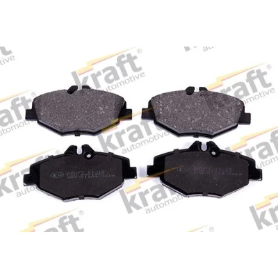 Imagem de KRAFT 6001220 Jogo de pastilhas para travão disco Eixo dianteiro incl. contacto aviso desgaste MERCEDES BENZ: Classe E Sedan