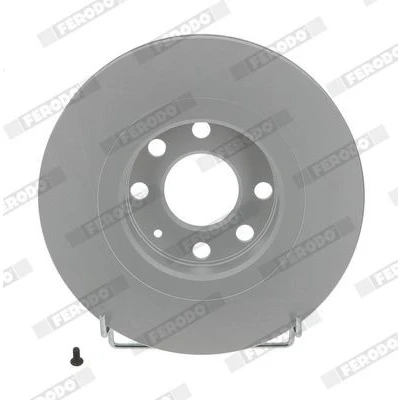 Imagem de FERODO PREMIER Coat+ disc DDF206C Disco de travão 256 24 6 ventilado revestido com parafusos OPEL: Vectra B Carrinha, Sedan, Astra F CC
