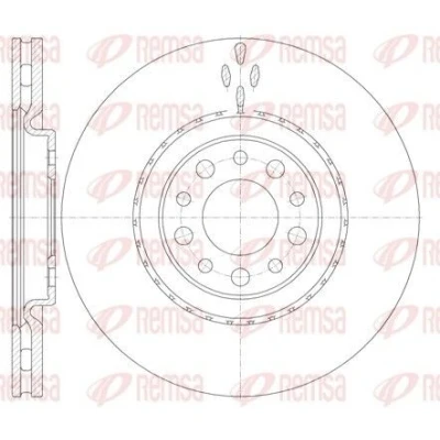 Imagem de REMSA 6965.10 Disco de travão Eixo dianteiro 330, 330 28 5 5/10 ventilado ALFA ROMEO: 159 Sportwagon, Giulietta Hatchback, Sedan, JEEP: Cherokee V