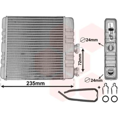 Imagem de VAN WEZEL 37006321 Radiador Quente com acessórios *** IR PLUS OPEL: Astra G Caravan, CC