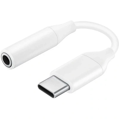 Imagem de Adaptador Samsung USB C para Jack 3.5mm Branco