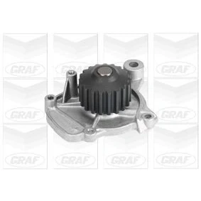 Imagem de GRAF PA925 Bomba de água 19 com junta mecânico Chapa aço 56,2 para accionamento da correia dentada HONDA: Civic 6 Fastback, V Hatchback
