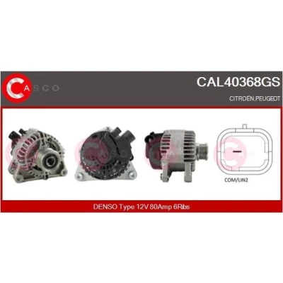 Imagem de CASCO CAL25107AS Alternador 12V 55A FORD: FIESTA 3, Escort 6 Kombi, 5 Limousine