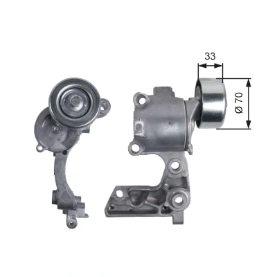 Imagem de GATES T38411 Polia Tensora FleetRunner Micro V Stretch Fit TOYOTA: Land Cruiser Prado 120