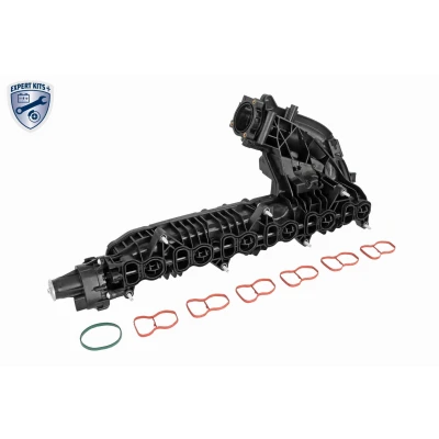 Imagem de VAICO V20 4558 Coletor de Admissão cabeça cilíndrica com elemento regulação, juntas, sem parafusos fixação BMW: 3 Sedan, Cabrio