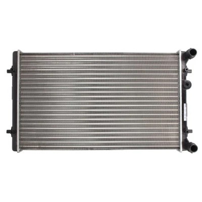 Imagem de NISSENS 65011 Radiador, arrefecimento do motor Alumínio 650 396 34 Aletas de refrigeração unidas mecanicamente, soldadas
