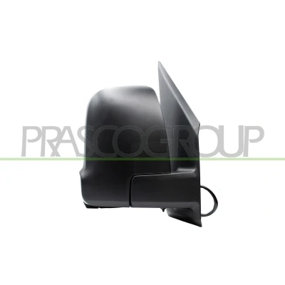 Imagem de espelho retrovisor Prasco ME9237333 à direita preto elétrico aquecível, dobrável electricamente, Braço do curto, convexo