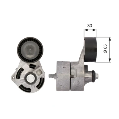 Imagem de GATES FleetRunner Micro V Kit T39108 Polia Tensora