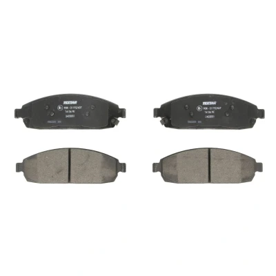 Imagem de TEXTAR 2425001 Jogo de pastilhas para travão disco com avisador sonoro desgaste JEEP: GRAND CHEROKEE 3, Commander