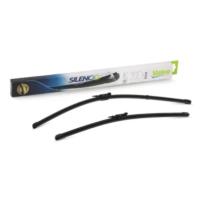Imagem de Escova do limpa vidros Valeo Silencio X.trm, Flat Blade Set 574470 à frente Sem armação Top Lock BMW: 3 Touring, Sedan, GT