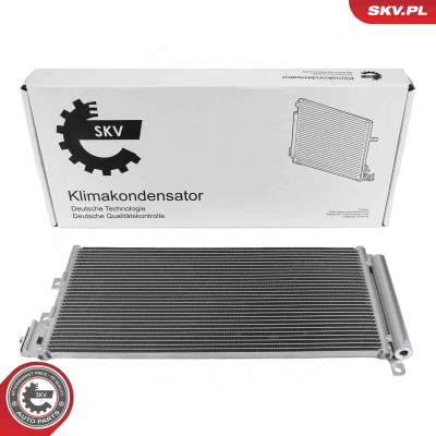 Imagem de ESEN SKV 86SKV611 Condensador com secador Alumínio 662mm FIAT: Linea (323, 110) 1.4 T Jet, 1.6 D Multijet, 1.3 JTD