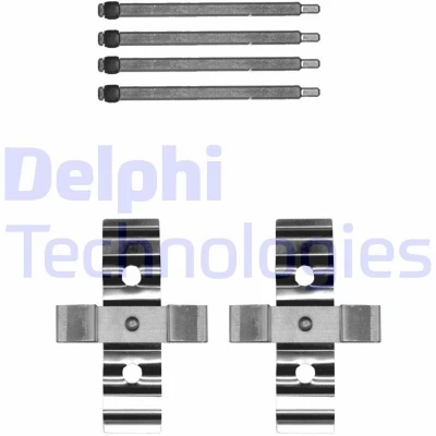 Imagem de DELPHI LX0702 Kit de acessórios, pastilhas travão VOLVO: V70 2, S60 I, TESLA: Model S