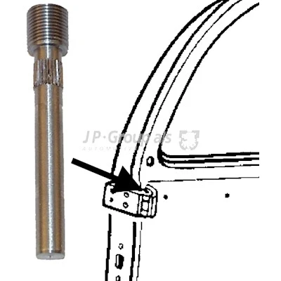 Imagem de JP GROUP 8187450600 Dobradiça de porta ambos os lados
