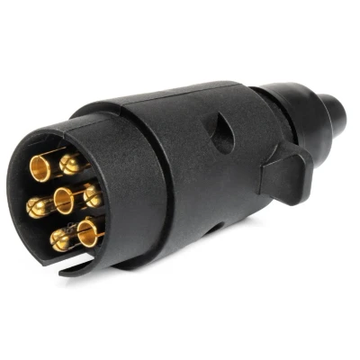 Imagem de AMiO 03215 Tomada de reboque 7 PVC preto caravanas