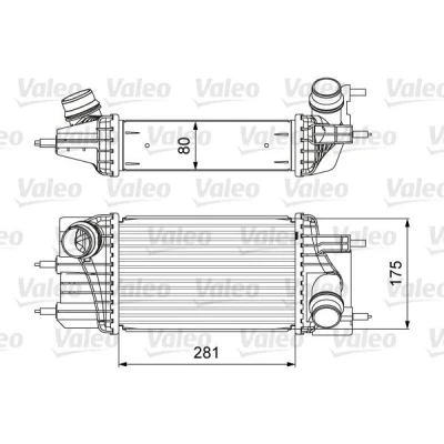 Imagem de VALEO 818666 Intercooler NISSAN: Juke, NV200 / Evalia Minibus