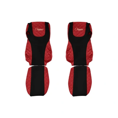 Imagem de F CORE Elegance FX07 RED Capa para banco de automóvel Vermelho Estampado Couro artificial à frente