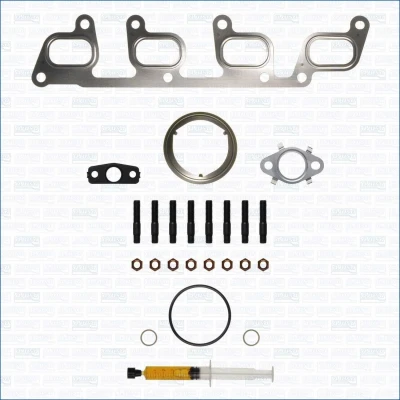Imagem de AJUSA JTC11827 Kit de montagem, turbocompressor with studs, syringe oil com juntas instruções montagem AUDI: A3 Hatchback, Sportback