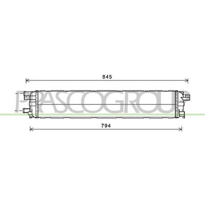 Imagem de PRASCO AD024R017 Radiador, arrefecimento do motor 720 134 52 Aletas de refrigeração soldadas AUDI: A4 B8 Avant, Sedan, A5 Cabrio