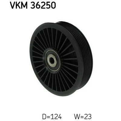Imagem de SKF VKM 36250 Polia de Desvio OPEL: Vectra C Caravan, Sedan, VOLVO: V40 Carrinha, S40 I, RENAULT: MASTER 2 Kasten