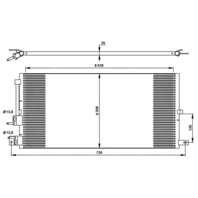 Imagem de NRF EASY FIT 35885 Condensador com retentor 13,8 628