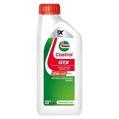 Imagem de Castrol GTX A3/B3 15W 40 1l Óleo do motor 15F627 VOLKSWAGEN: Golf 4, 5, Polo IV Hatchback, MERCEDES BENZ: Classe C Sedan, T modell, 190