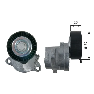 Imagem de GATES T39164 Polia Tensora FleetRunner Micro V Stretch Fit OPEL: Insignia A Sedan, Astra J Hatchback