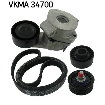 Imagem de SKF VKMA 34700 Jogo de correias trapezoidais estriadas FORD: Transit Mk6 Van, FIAT: Ducato III Camião plataforma / Chassis, PEUGEOT: Boxer Van