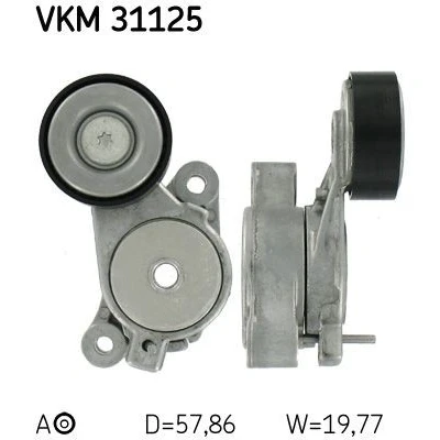 Imagem de SKF VKM 31125 Polia Tensora VOLKSWAGEN: Passat B6 Sedan, Scirocco III, Polo V Hatchback, SEAT: Ibiza 4, 4 ST
