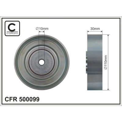 Imagem de CAFFARO 500099 Polia de Desvio