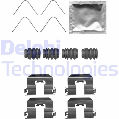 Imagem de DELPHI LX0706 Kit de acessórios, pastilhas travão PEUGEOT: 5008 II